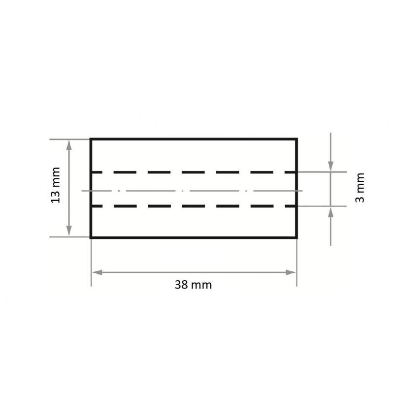 Brusná objímka SRZY 13x38 mm zrnitost oxidu hlinitého 50 • Vtools.cz