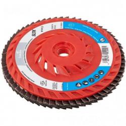 Lamelový brusný kotouč SLTK univerzální Ø 125 mm se závitem M14 zrnitost zirkonového oxidu hlinitého 40 • Vtools.cz