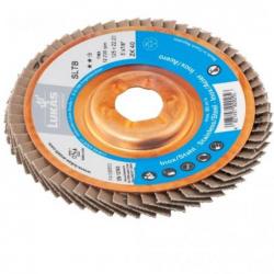 Lamelový brusný kotouč SLTB pro nerezovou ocel Ø 115 mm zrnitost oxidu zirkoničitého 60 • Vtools.cz