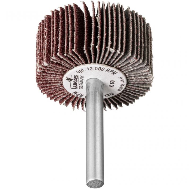 Brousící vějíř SFL univerzální 30x10 mm stopka 6 mm korundová zrnitost 60 • Vtools.cz