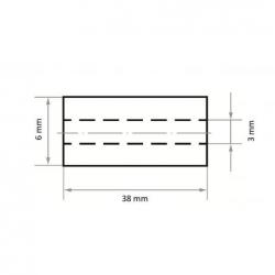 Brusné pouzdro SRZY 6x38 mm Keramická zrnitost 120 • Vtools.cz