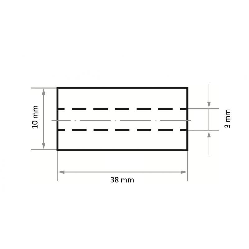 Brusná objímka LUKAS SRZY 10x38 mm Keramická zrnitost 60 • Vtools.cz