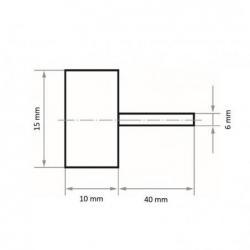 Mini lamelový kotouč MFS univerzální 15x10 mm stopka 6x40 mm • Vtools.cz