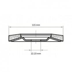 Lamelový kotouč brusný V4 MASTER univerzální Ø 115 mm zirkonový oxid hlinitý zrnitost 60 úhlová • Vtools.cz