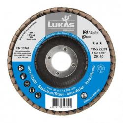 Klapkový kotouč V4 MASTER univerzální Ø 178 mm zirkonový oxid hlinitý zrnitost 40 úhlová • Vtools.cz