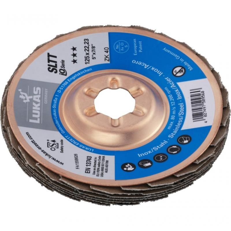 Lamelový brusný kotouč SLTT univerzální Ø 178 mm zrnitost oxidu zirkoničitého 60 • Vtools.cz