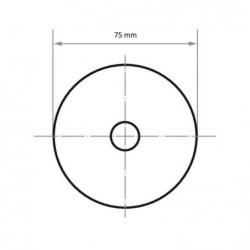 Brusné listy PSH univerzální Ø 75 mm korund zrnitosti 240 • Vtools.cz