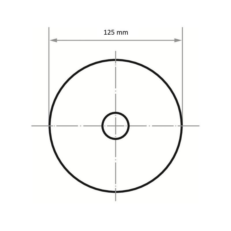 Brusné listy PSH univerzální střední Ø 125 mm kompaktní zrno 120 • Vtools.cz