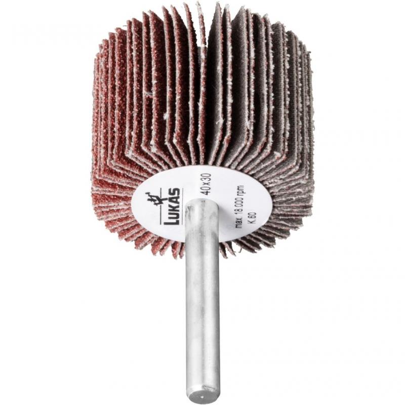 Brousící vějíř SFT 40x30 mm zrnitost korundu 60 • Vtools.cz