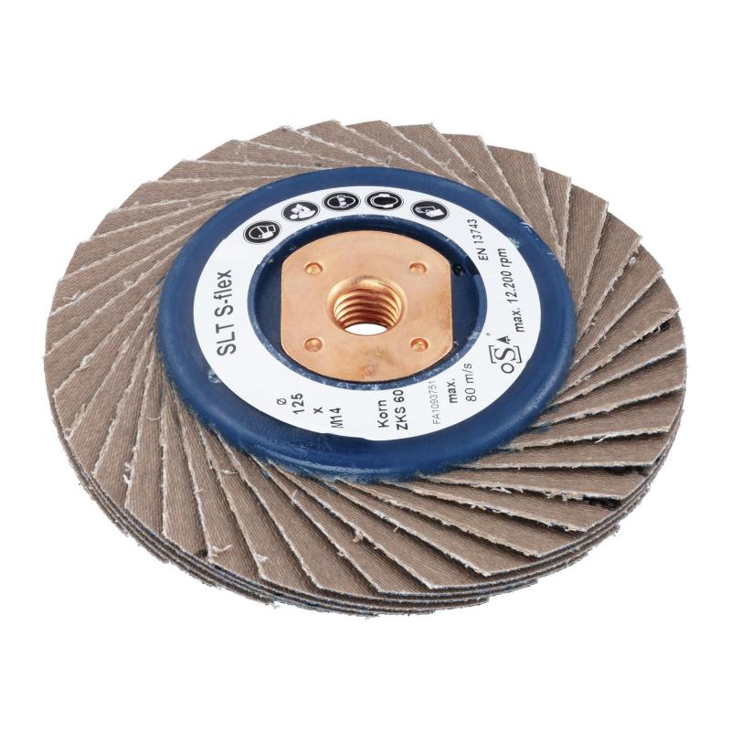 Lamelový brusný kotouč SLTs-flex univerzální Ø 115 mm Zirkonium korund zrnitost 40 plochý • Vtools.cz