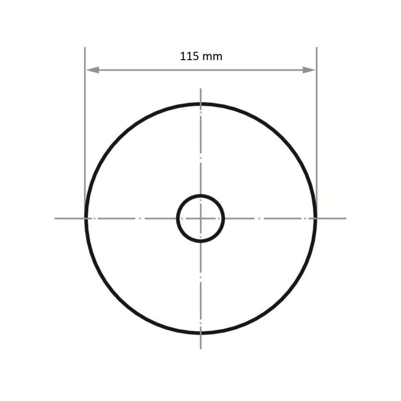 Brusné listy PSH universal Medium Ø 115 mm kompaktní zrnitost 120 • Vtools.cz