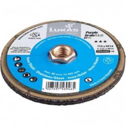 Kompaktní brusný kotouč PURPLE GRAIN Multi universal Ø 115 mm Keramická zrnitost 36 • Vtools.cz
