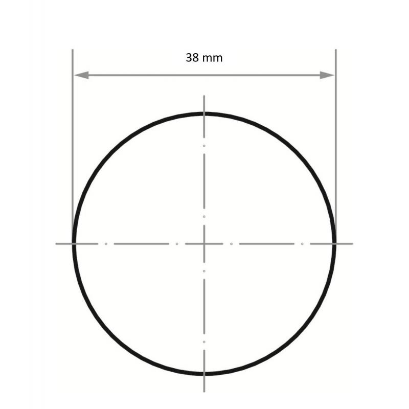 Brusné listy PSG univerzální Ø 38 mm korund zrnitosti 60 • Vtools.cz