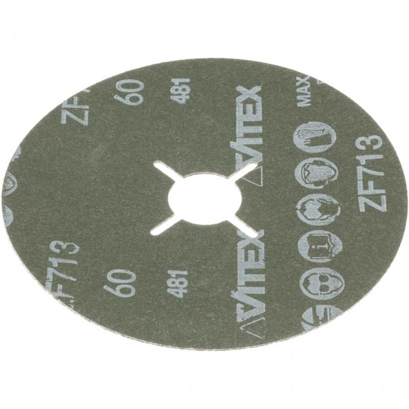 Fíbrový kotouč FIS univerzální Ø 125 mm zirkonový oxid hlinitý zrno 40 • Vtools.cz