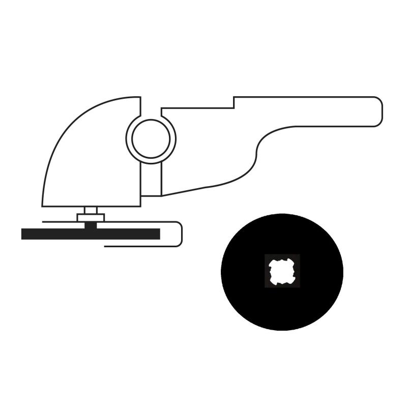 Lamelový brusný kotouč SLTR Ø 125 mm zrnitost zirkonového oxidu hlinitého 80 • Vtools.cz