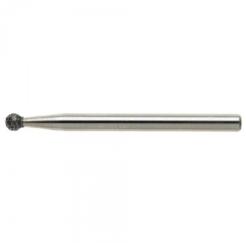 CBN brusné tělísko CSK kulový tvar 2x2 mm stopka 3 mm • Vtools.cz