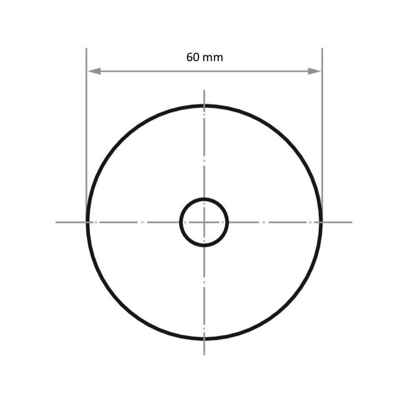 Brusné listy PSH univerzální Ø 60 mm korund zrnitosti 320 • Vtools.cz
