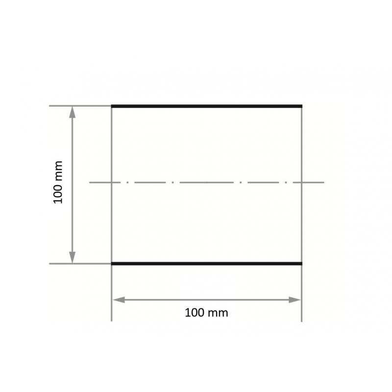 Brusná objímka SBZY 100x100 mm korund zrnitosti 80 • Vtools.cz