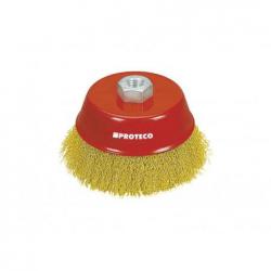 Kartáč hrnkový 100mm x M14  FeMs 0.3mm • Vtools.cz