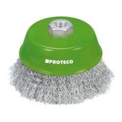 Kartáč hrnkový 100mm x M14  NEREZ  0.35 mm • Vtools.cz