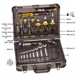 Sada nářadí v kufru, 129 dílů • Vtools.cz