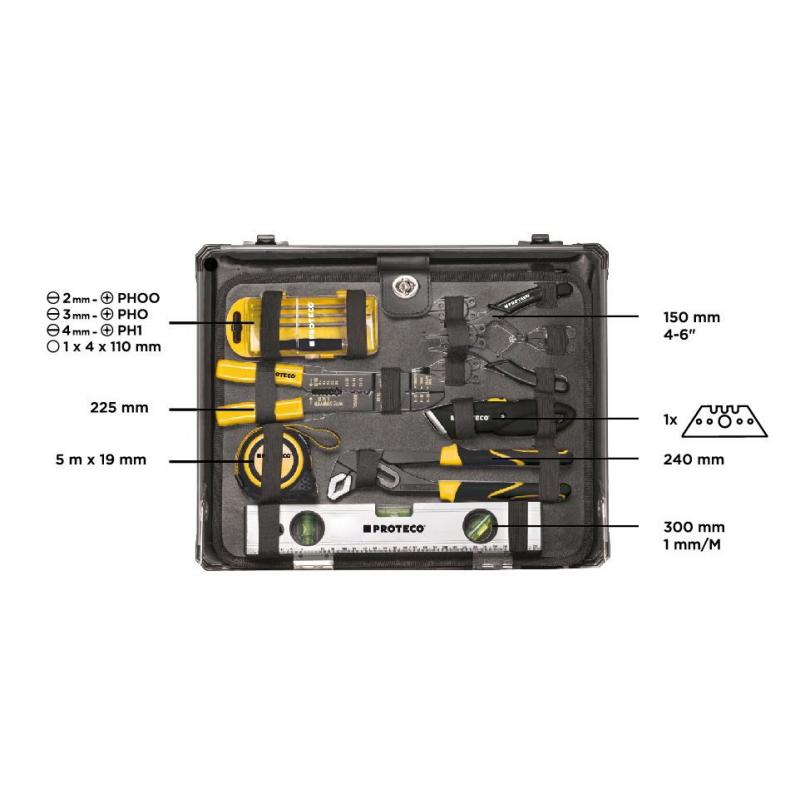 Sada nářadí v kufru, 129 dílů • Vtools.cz