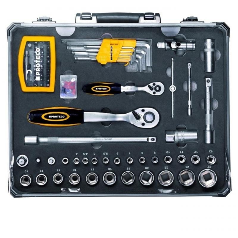 Sada nářadí v kufru, 129 dílů • Vtools.cz