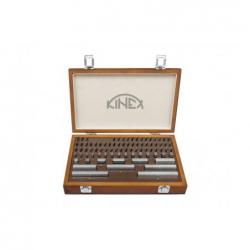 Základní ocelové měrky KINEX, 38ks, tř. přesnosti 0, DIN 861 • Vtools.cz