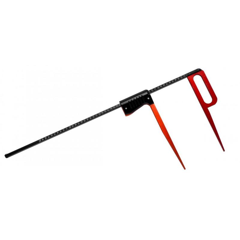 Lesnická průměrka KINEX Red&Black LINE 1000 mm (dělení 5mm) • Vtools.cz