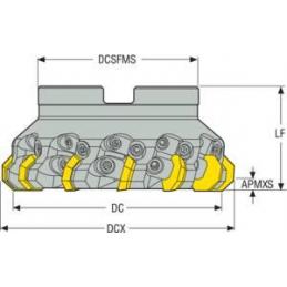 R220.43-0100-07-12T Fréza (těleso) Octomill pro čelní frézování • Vtools.cz