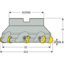 R220.43-0125-07W Fréza (těleso) Octomill pro čelní frézování • Vtools.cz