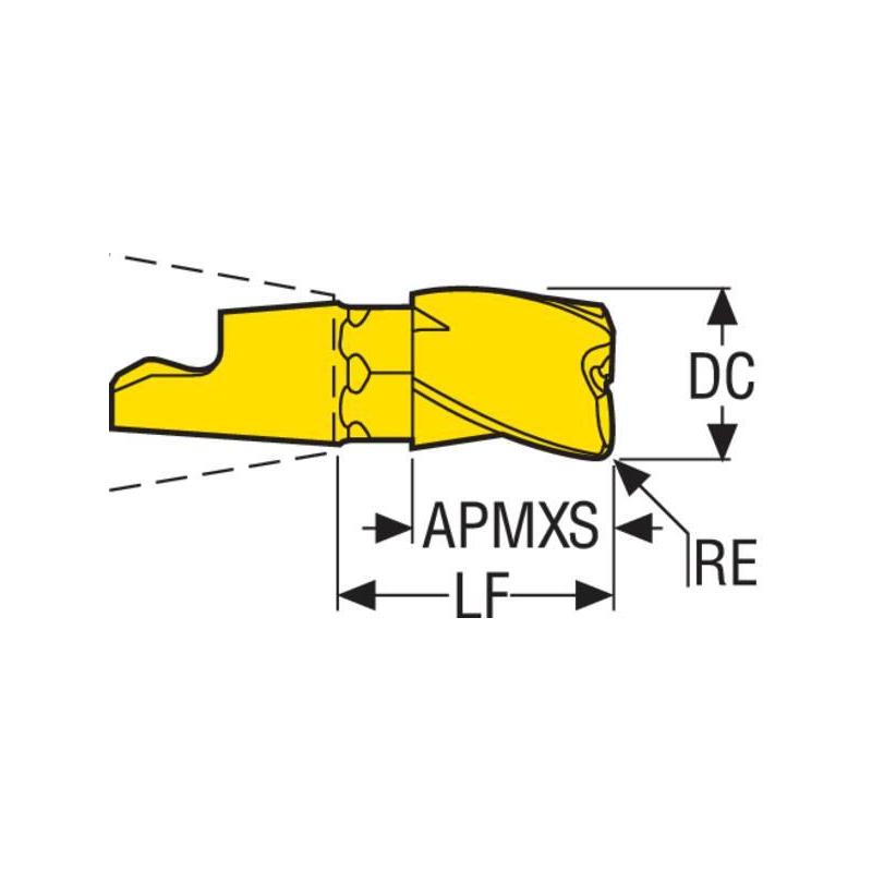 MM10-10012-R10A30-M03 F40M Hlavičky Minimaster frézovací/srážecí/navrtávací   • Vtools.cz