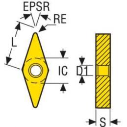 VNMG220404-MR4 883 Destičky (VBD) pro soustružení ISO-P • Vtools.cz