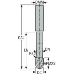450200-MEGA-T Fréza monolitní karbidová Jabro Tornado  • Vtools.cz