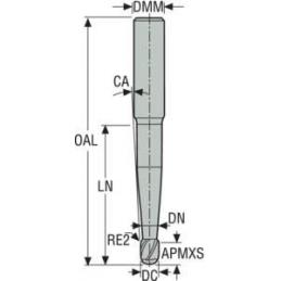 450L100-MEGA-T Fréza monolitní karbidová Jabro Tornado  • Vtools.cz