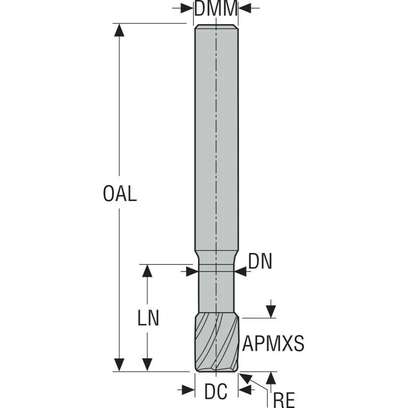 640V120R050-DIAMOND Fréza monolitní karbidová Jabro Diamond  • Vtools.cz