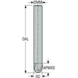660040-DIAMOND Fréza monolitní karbidová Jabro Diamond  • Vtools.cz