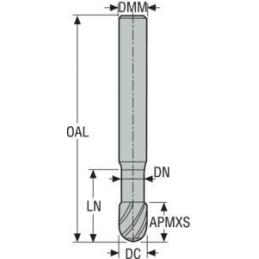 660V030-DIAMOND Fréza monolitní karbidová Jabro Diamond  • Vtools.cz