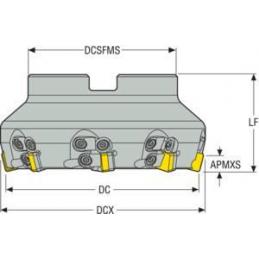 R220.74-0063-09-6 Fréza (těleso) pro destičky (VBD) z pokročilých materiálů  • Vtools.cz