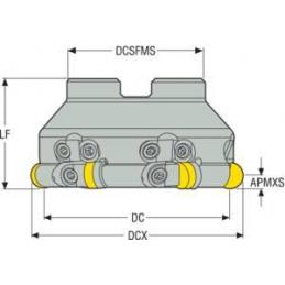 R220.70-0063-09-6 Fréza (těleso) pro destičky (VBD) z pokročilých materiálů  • Vtools.cz