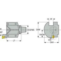 C6-ASHS-58115-32 Držák pro soustružení, Seco-Capto  • Vtools.cz
