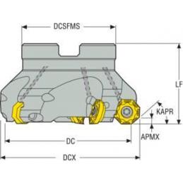 R220.43-0050-05-5A Fréza (těleso) Octomill pro čelní frézování • Vtools.cz