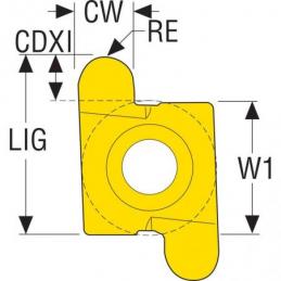 26ER4.0R CP500 Destičky (VBD) pro soustružení zápichů • Vtools.cz