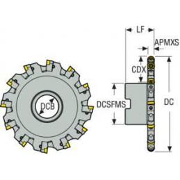 R335.18-125.1012.32-10L-R5 Fréza (těleso) kotoučová 335.18  • Vtools.cz