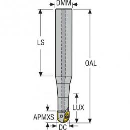 R218.20-2520.0-18.120A Fréza (těleso) kopírovací • Vtools.cz