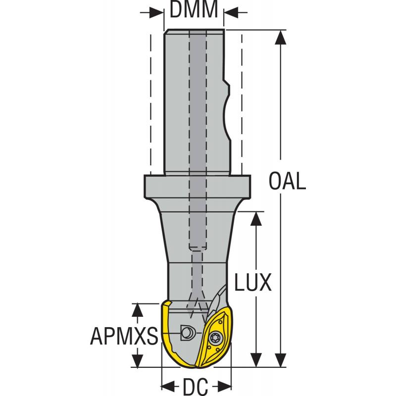 R218.20-3240.3S-60.100 Fréza (těleso) kopírovací • Vtools.cz