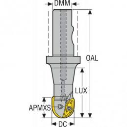 R218.20-3250.3S-70.100 Fréza (těleso) kopírovací • Vtools.cz
