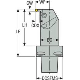 C6-CGGR-25095-03 Držák pro soustružení, Seco-Capto  • Vtools.cz
