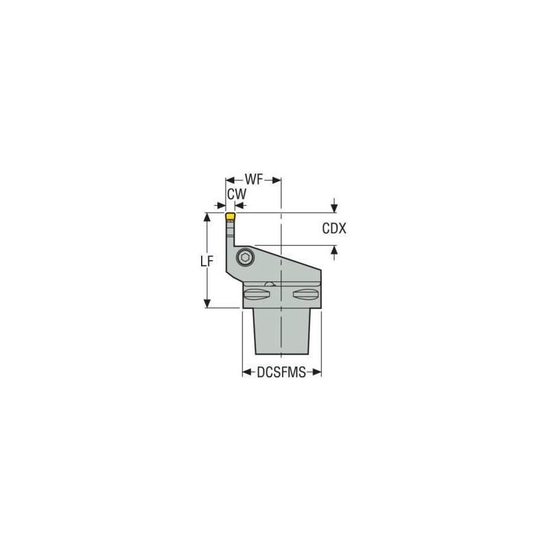 C6-CFIL-45075-08 Držák pro soustružení, Seco-Capto  • Vtools.cz
