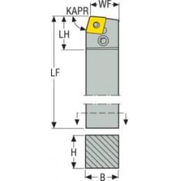PCBNR2525M12 Držák pro soustružení • Vtools.cz